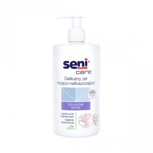 Seni Care, delikatny żel myjąco-natłuszczający, 500 ml