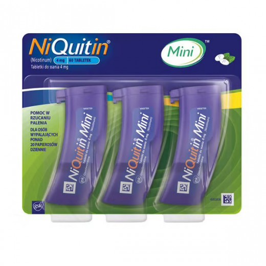NiQuitin Mini 4 mg, 60 tabletek
