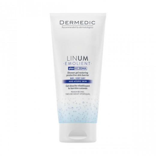 Dermedic Cicatopy Linum Emolient, żel pod prysznic odbudowujący barierę ochronną skóry, 200 ml