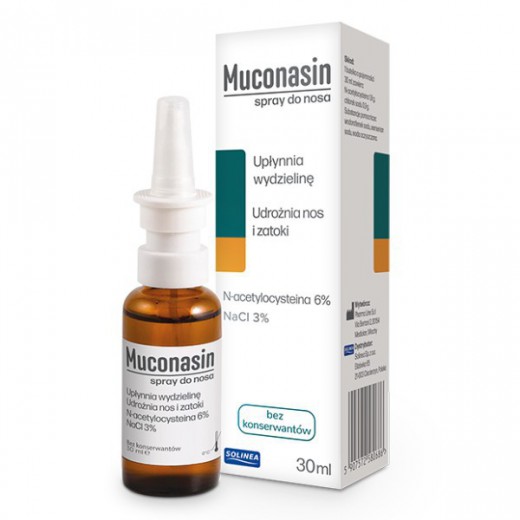Muconasin, spray do nosa, 30 ml