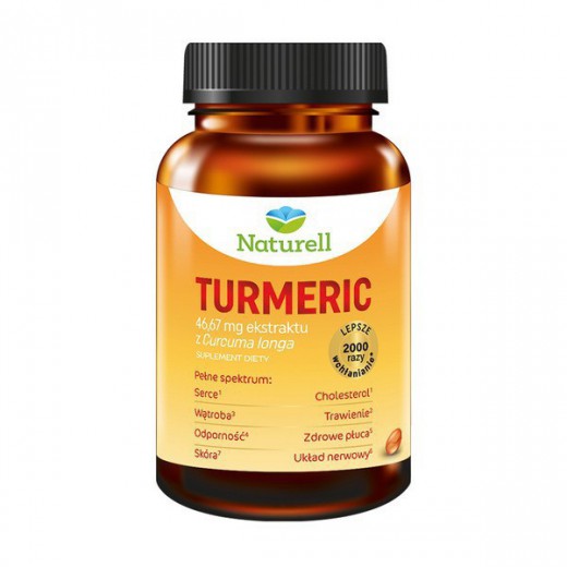 Naturell Turmeric, 60 kapsułek