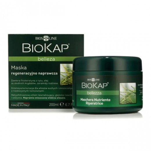 BioKap Bellezza, maska regeneracyjno-naprawcza, 200 ml