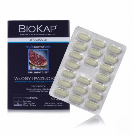 Biokap Anticaduta Uomo, dla mężczyzn, 60 tabletek