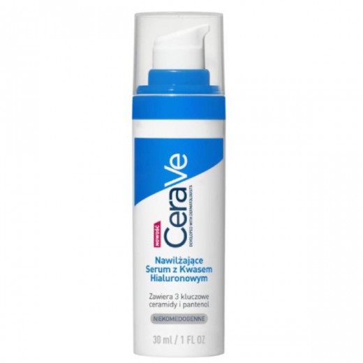 CeraVe, nawilżające serum z kwasem hialuronowym, 30 ml