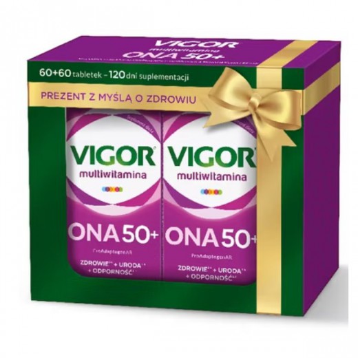 Vigor Multiwitamina Ona 50+, 120 tabletek