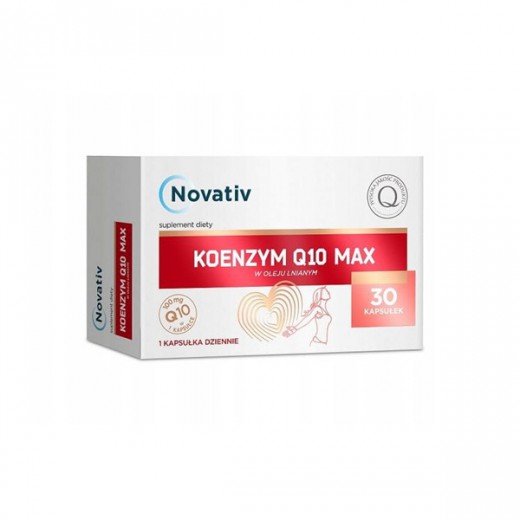 Novativ Koenzym Q10 Max, 30 kapsułek