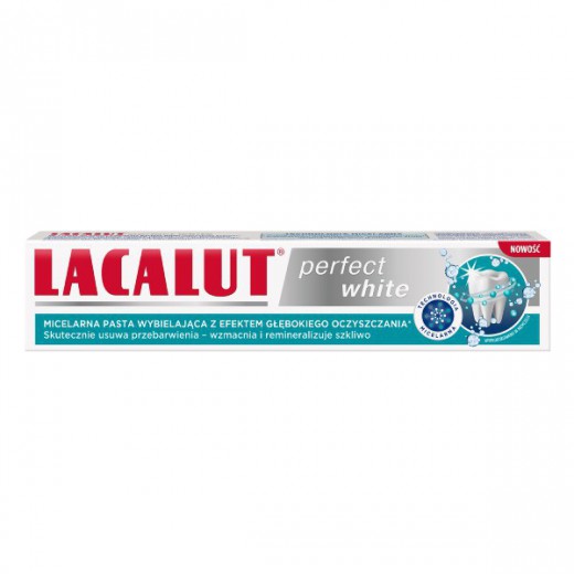 Lacalut Perfect White, pasta do zębów, 75ml
