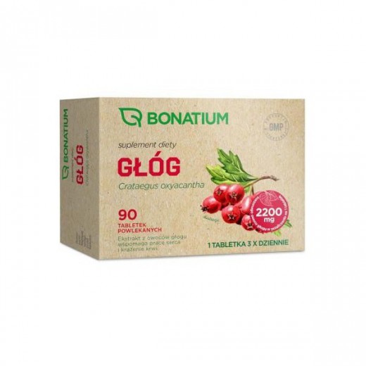 Bonatium Głóg, 90 tabletek