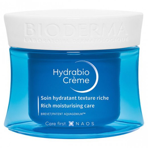 Bioderma Hydrabio Creme, nawilżający krem do twarzy o bogatej konsystencji, 50 ml