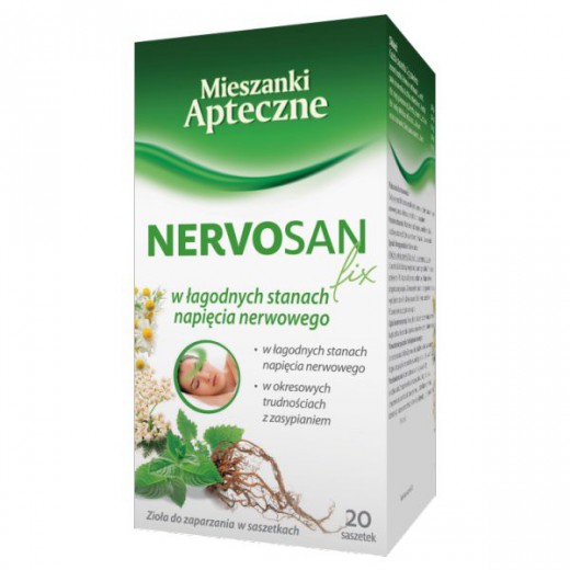 Herbapol Mieszanki Apteczne Nervosan Fix, 2 g x 20 saszetek