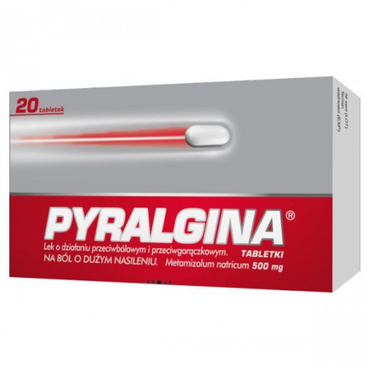 Pyralgina 500mg, 20 tabletek