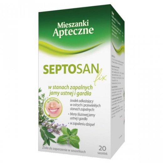 Herbapol Zielnik Apteczny Septosan fix, 2 g x 20 saszetek