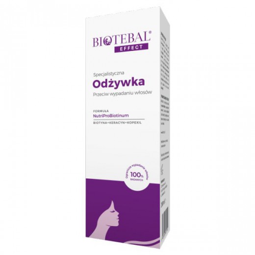 Biotebal Effect, specjalistyczna odżywka przeciw wypadaniu włosów, 200 ml