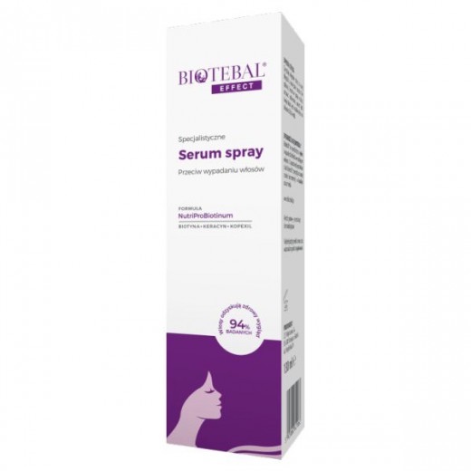 Biotebal Effect, specjalistyczne serum spray przeciw wypadaniu włosów, 130 ml