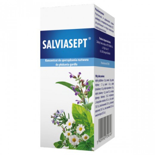 Salviasept, koncentrat do płukania jamy ustnej, 38 ml