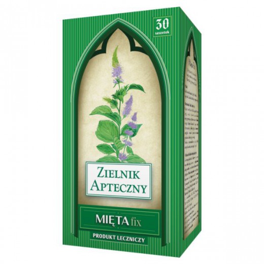 Herbapol Zielnik Apteczny Zioła fix, Mięta 2 g, 30 saszetek