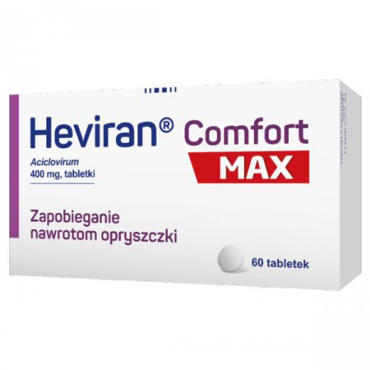 Heviran Comfort Max 400 mg, 60 tabletek