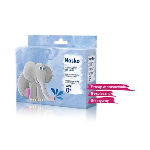 Nosko aspirator do nosa, 1 zestaw