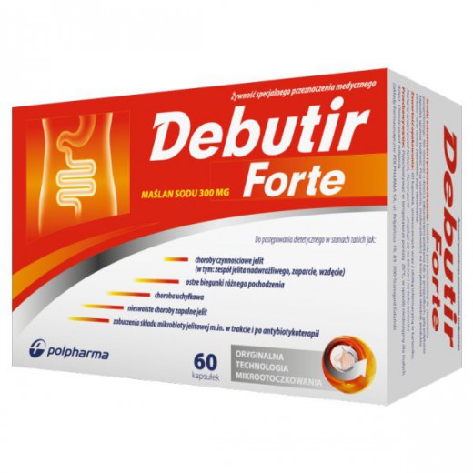 Debutir Forte, 60 kapsułek