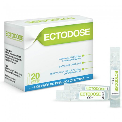 Ectodose, roztwór do inhalacji, 20 ampułek po 2,5ml