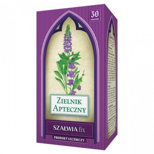 Herbapol Zielnik Apteczny Szałwia fix, 1,2 g x 30 saszetek