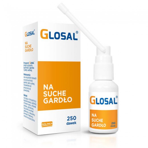 Glosal, spray na suche gardło, 25 ml