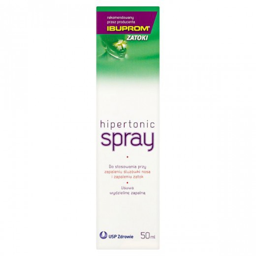 Ibuprom Zatoki Hipertonic, spray do nosa, 50 ml