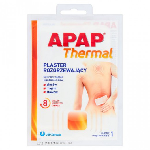 Apap Thermal, Plaster rozgrzewający, 1 plaster