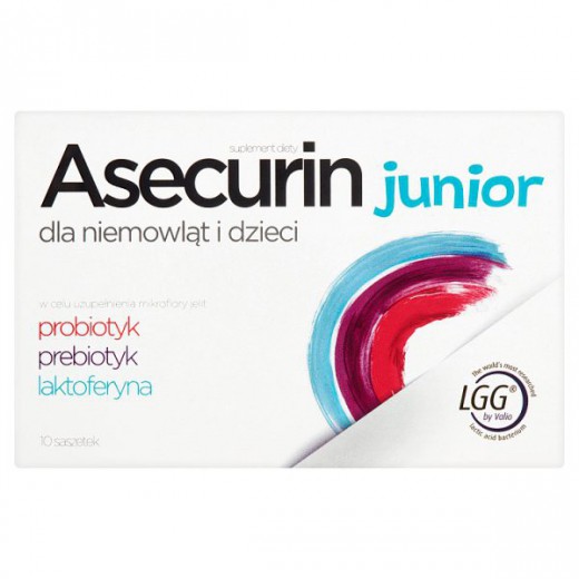 Asecurin Junior, saszetki, 10 szt.