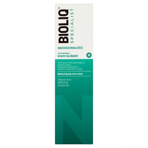 Bioliq Specialist Niedoskonałości, normalizujący krem na dzień, 30 ml