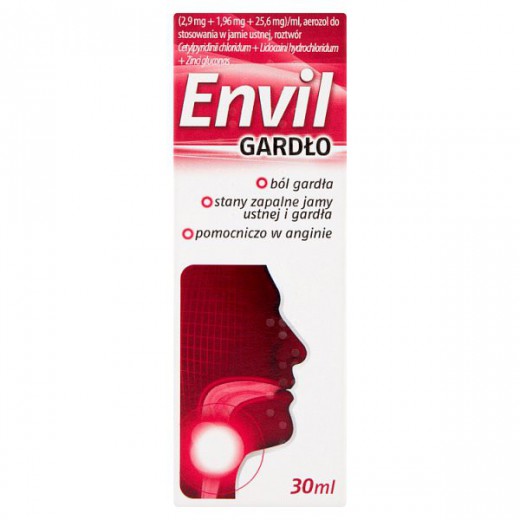 Envil Gardło, aerozol do gardła, 30ml