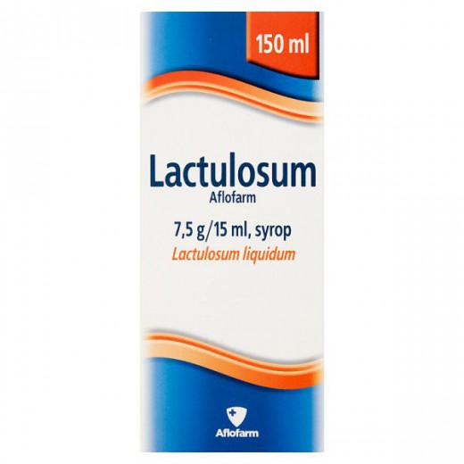 Lactulosum Aflofarm 7,5 g/ 15 ml, syrop, 150 ml