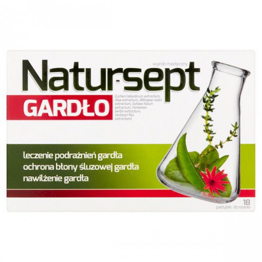 Natur-Sept Gardło, 18 pastylek do ssania
