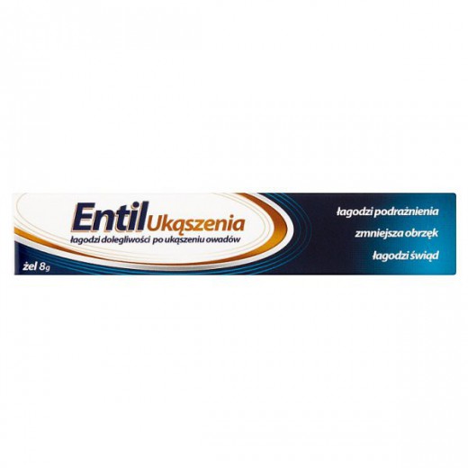 ENTIL Ukąszenia, żel łagodzący po ukąszeniu owadów, 8g
