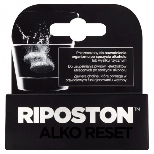 Riposton, o smaku pomarańczowym, 10 tabletek musujących
