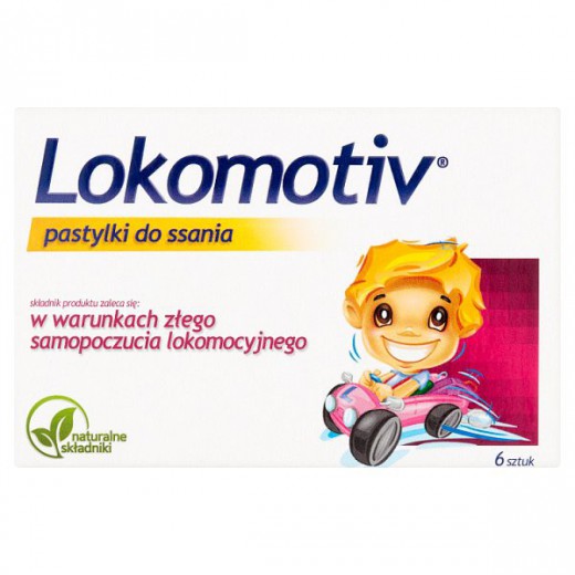 Lokomotiv, 6 pastylek do ssania