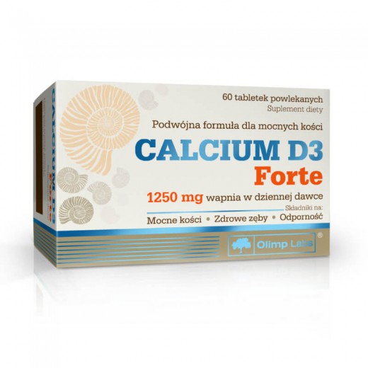 Olimp, Calcium D3 Forte, 60 tabletek
