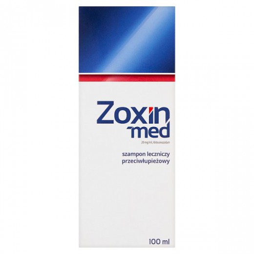Zoxin-Med 20 mg/ ml, szampon leczniczy przeciwłupieżowy, 100 ml