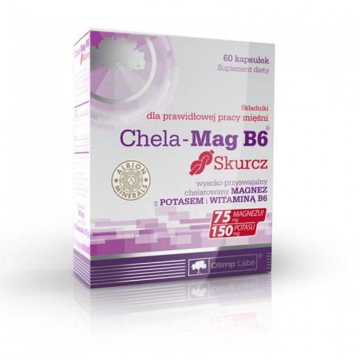 Olimp Chela-Mag B6 Skurcz, 60 kapsułek