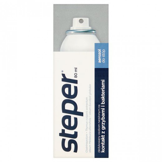 STEPER, aerozol do stóp, 80ml