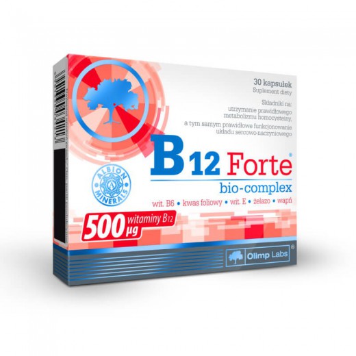 Olimp, B12 Forte Bio-Complex, 30 kapsułek
