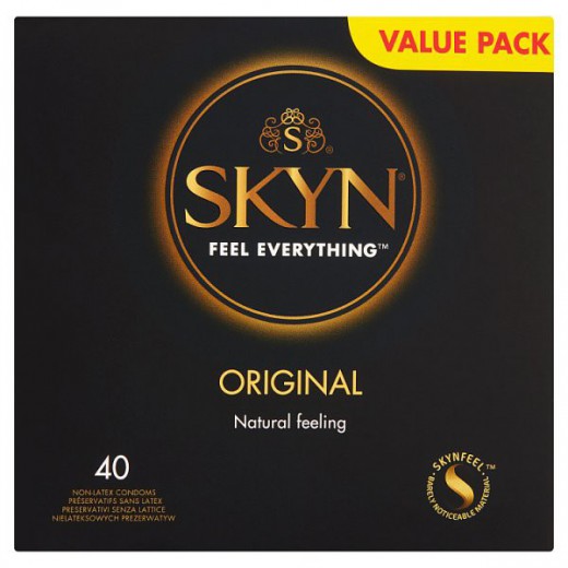 Unimil Skyn Original, prezerwatywy nielateksowe, 40 sztuk