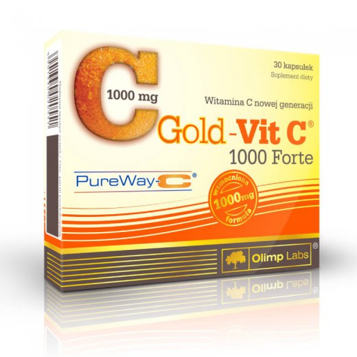 Olimp, Gold-Vit C Forte, 1000mg, 30 kapsułek