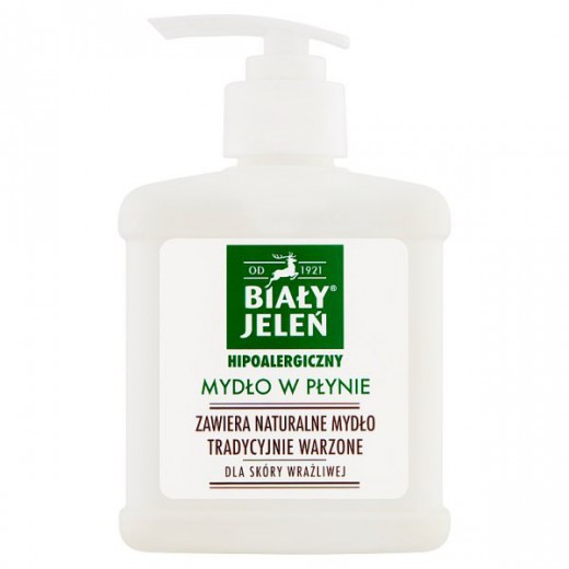 Biały Jeleń Hipoalergiczny, mydło w płynie do każdego rodzaju skóry, 500 ml