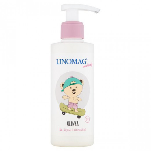 Linomag Emolienty, oliwka dla dzieci i niemowląt od 1 dnia życia, 200 ml