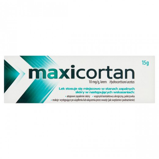 Maxicortan 10mg/g, krem, 15g