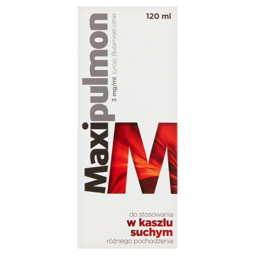 Maxipulmon 3mg/ml, syrop, 120ml