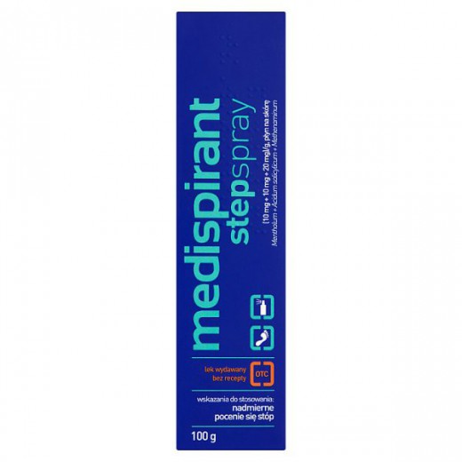 MEDISPIRANT StepSpray, płyn na skórę, 100g