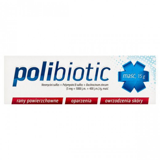 Polibiotic (5 mg + 5000 j.m. + 400 j.m.)/ g, maść, 15 g