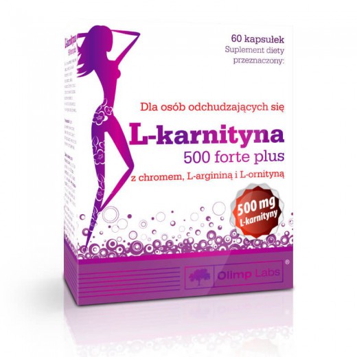 Olimp, L-Karnityna 500 Forte Plus, 60 kapsułek